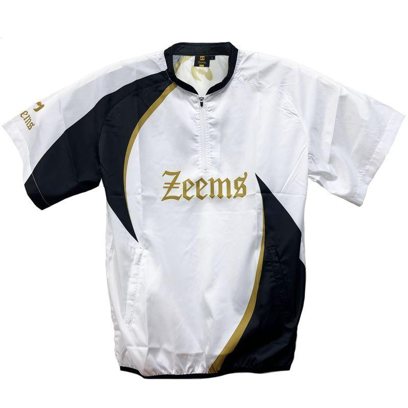 Mサイズのみ ジームス 野球 ハーフジップ半袖ウインドシャツ ピステ 半袖 ウインドシャツ ハーフジップ HZ ハーフZIP Zeems BP9 | Zeems | 03