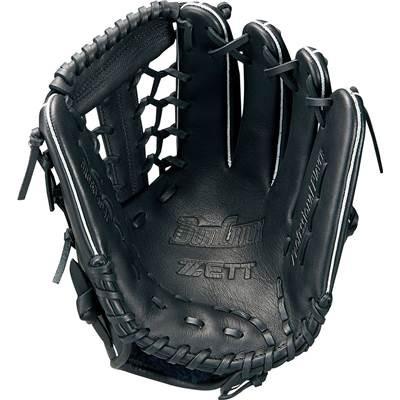 ZETT 軟式グローブ 黒 デュアルキャッチ お手入れ用品付き ZETT 軟式グローブ 黒 デュアルキャッチ お手入れ用品付き ZETT 軟式
