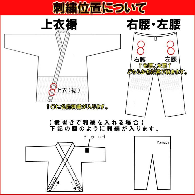 MIZUNO 【IJF・全柔連新規格対応】上下名前刺繍＋左胸刺繍＋