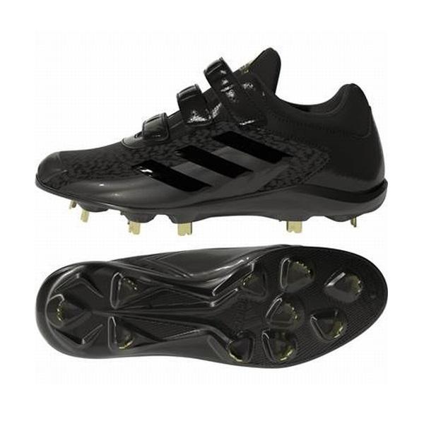 adidas（アディダス） 野球 3本ベルトスパイク ベルクロ 埋込金具