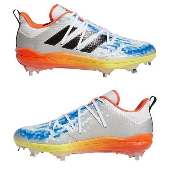 adidas アディダス 野球 埋込金具スパイク 金属歯 樹脂底