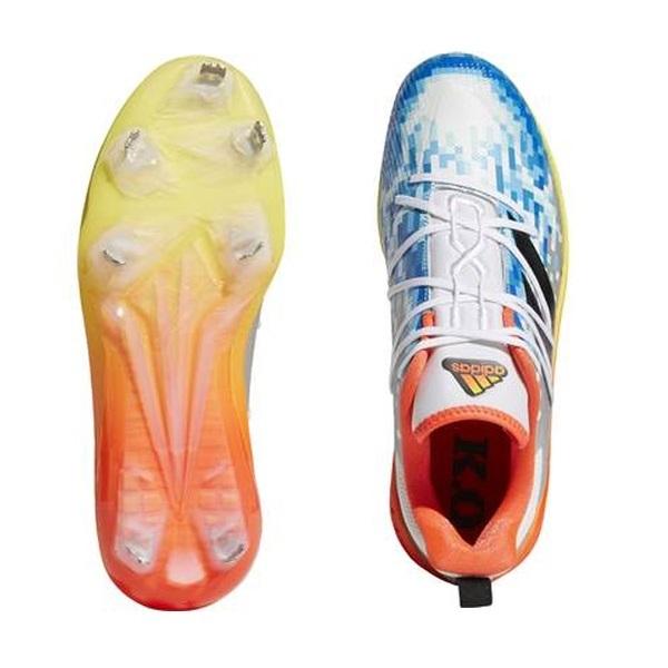 adidas アディダス 野球 埋込金具スパイク 金属歯 樹脂底