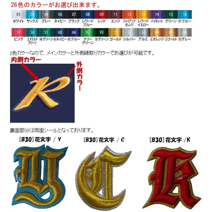 9枚セット 野球ヘルメット用加工シールダブル直刺繍タイプ : ライナー