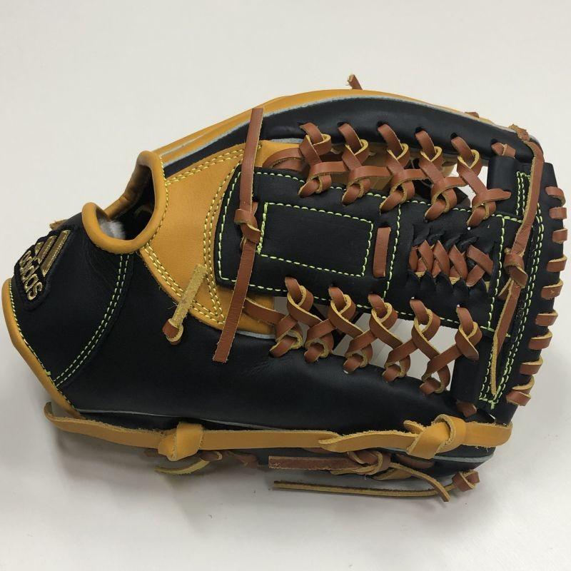 アディダス adidas グローブ 軟式 ブラック 内野手 adidas アディダス 野球 軟式グラブ/グローブ 内野手用 中学生