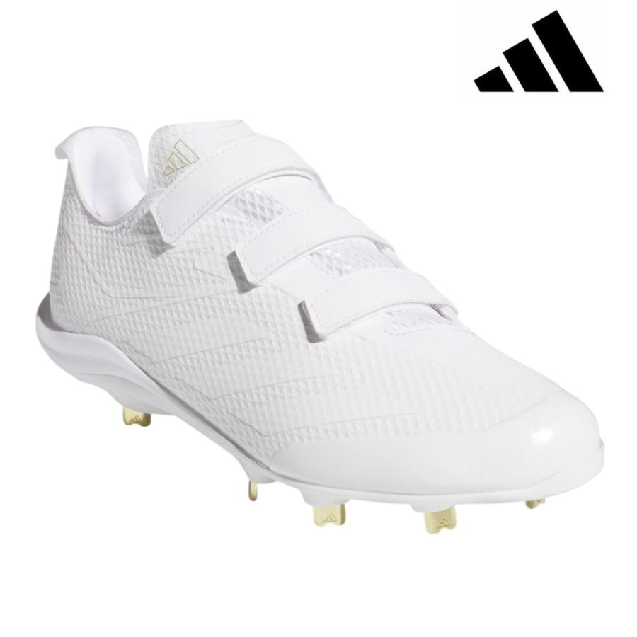 adidas ホワイト 野球スパイク26㎝新品タグ付 adidas（アディダス） 2026年新モデル 野球 スパイク 埋め込み 金具
