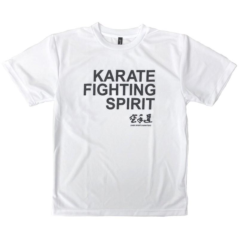 1000円 空手 半袖 空手Ｔシャツ 『KARATE FIGHTING SPIRIT』(全胸) 正面プリント 空手道 丸首 ライナースポーツオリジナル JTS515 |  | 04
