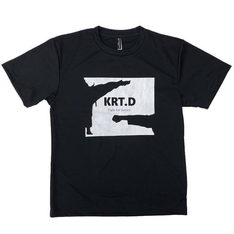 空手 半袖 空手Ｔシャツ 『KRT．D【空手道】』ボックスロゴＴシャツ 正面プリント 空手道 丸首 ライナースポーツオリジナル JTS517｜liner｜05