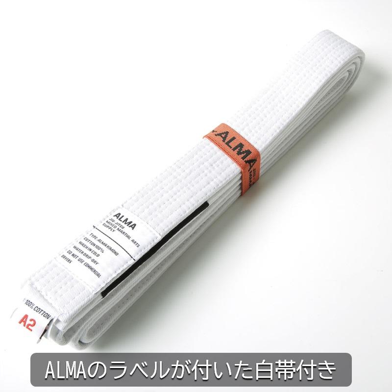 【A0〜A4号】ALMA アルマ 柔術 柔術着 白 ホワイト 海外製柔術着 上下セット 白帯付き 上下白帯セット 柔術衣 JU2-D |  | 10