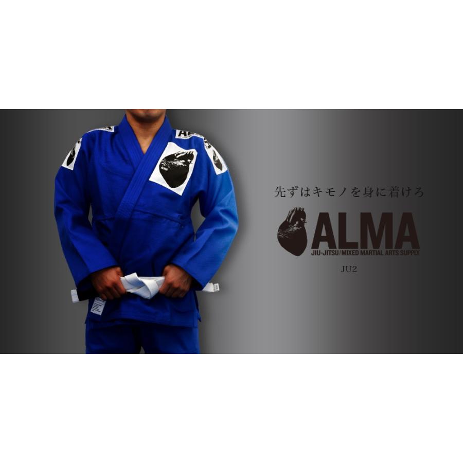 【A0〜A4号】ALMA アルマ 柔術 柔術着 白 ホワイト 海外製柔術着 上下セット 白帯付き 上下白帯セット 柔術衣 JU2-D |  | 01