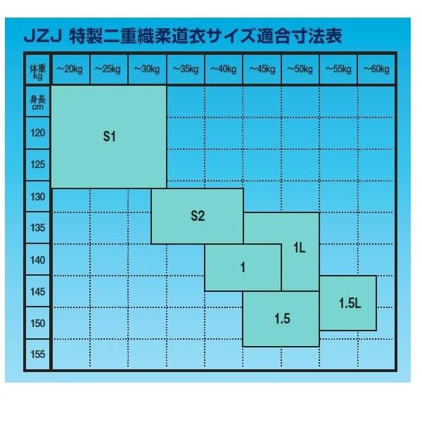 【サイズ S1〜1.5L号】九櫻(九桜) 柔道着・柔道衣【JZJC】先鋒 特製二重織 上衣のみ JZJ JZJC｜liner｜02