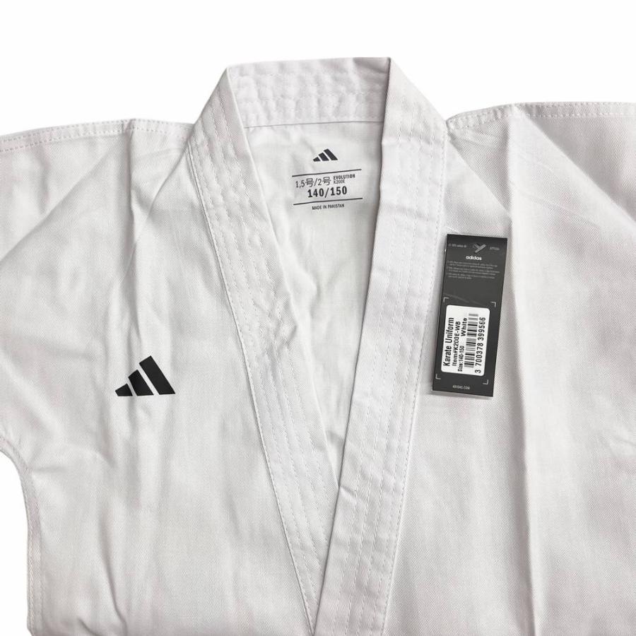adidas 空手着 150 3号 K001 新品未使用 PERFORMANCE adidas（アディダス） 空手 空手衣 サイズ調整可能 WKF公認