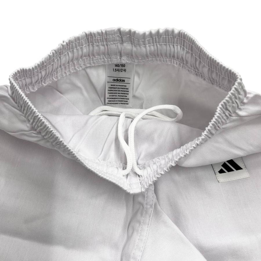 adidas 空手着 150 3号 K001 新品未使用 PERFORMANCE adidas（アディダス） 空手 空手衣 サイズ調整可能 WKF公認