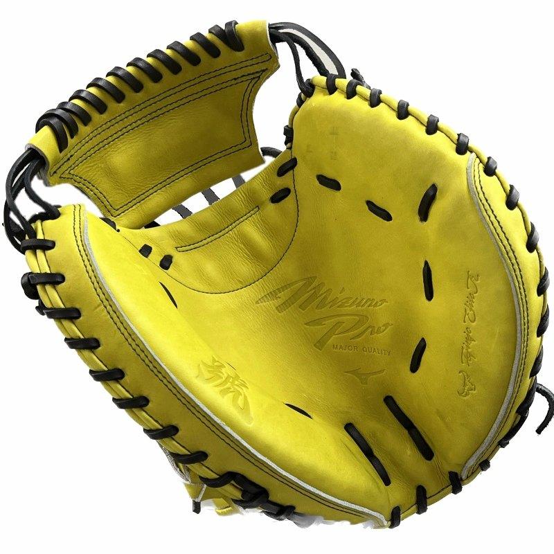 MizunoPRO キャッチャーミット(良型)(美品) MIZUNO (ミズノ) キャッチャーミット ブラック Global Elite