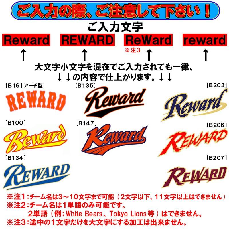 左片胸ラバープリント付きレワード 野球 長袖Vジャン(スターティング