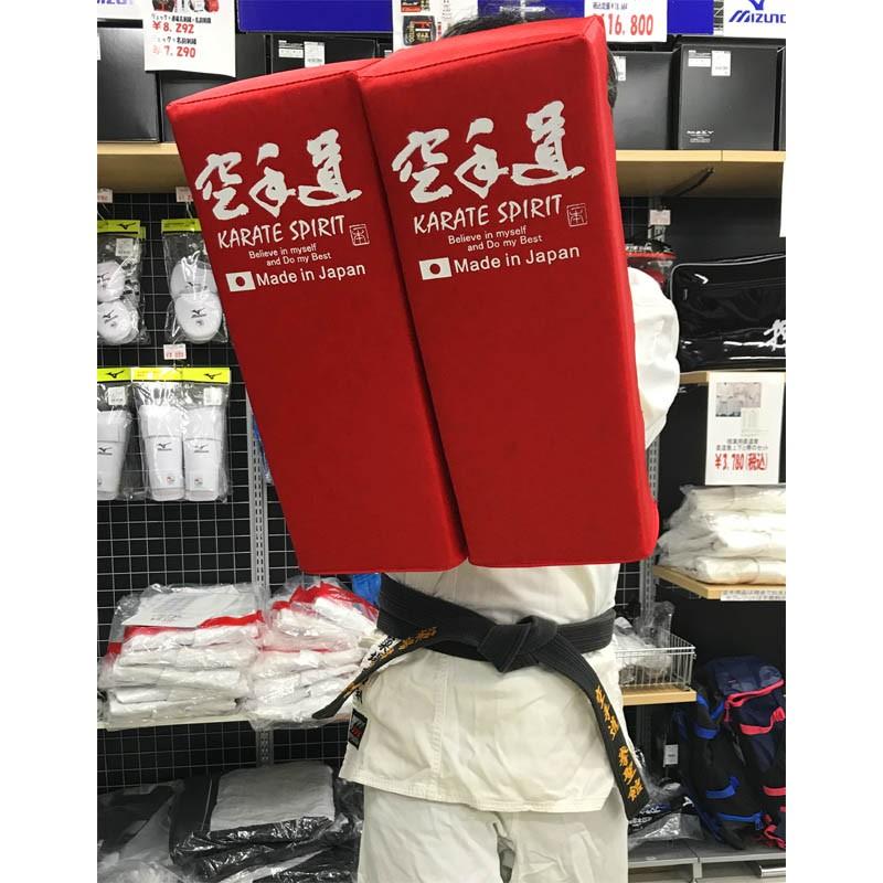 空手道 キックミットソフトタイプ 500g 日本製 赤 ライナースポーツ