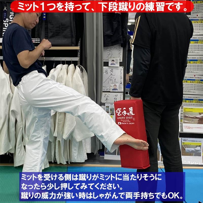 空手道 キックミットソフトタイプ 500g 日本製 赤 ライナースポーツオリジナル |  | 08