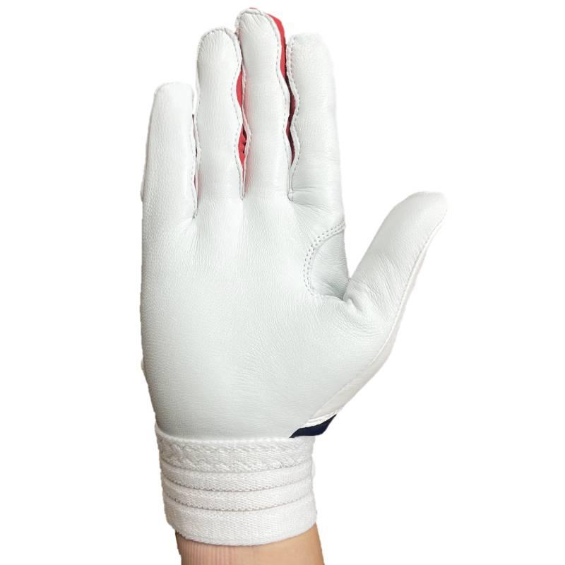 黒のみ アディダス 野球 バッティンググローブ 手袋 TOP1 両手用 羊革 シープレザー LBG002 | adidas | 04