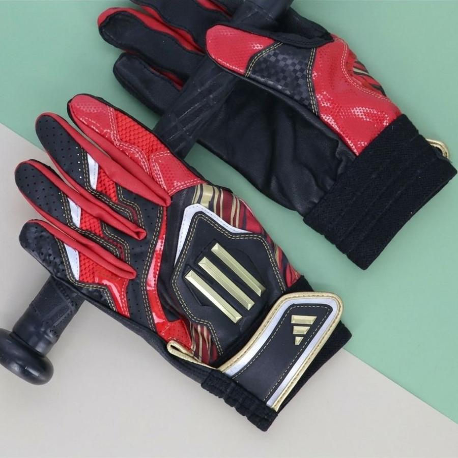 アディダス 野球 バッティンググローブ 手袋 TOP1 両手用 バッティンググラブ グローブ adidas LBG202 | adidas | 21