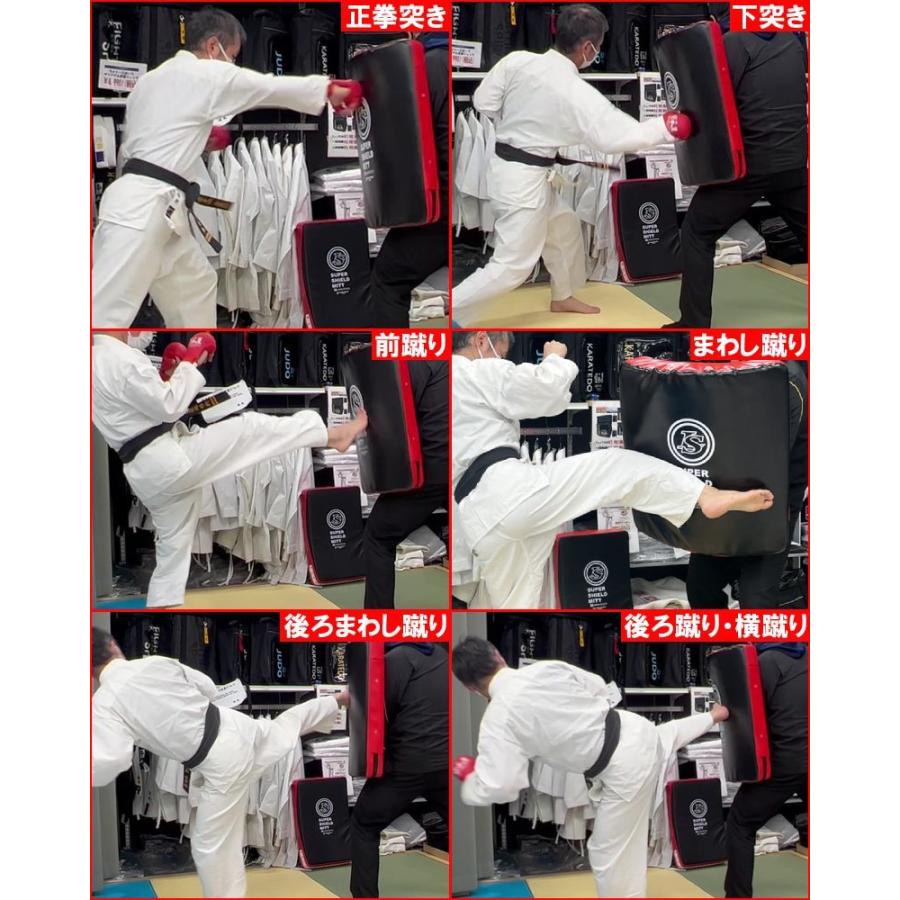 3年保証 空手道 子供用 スーパーシールドミットラージ ライナースポーツオリジナル Lサイズ ダミーミット ボディーミット キックミット パンチングミット Lsali016 その他空手用品 カラー ブラック レッド Www Oroagri Eu