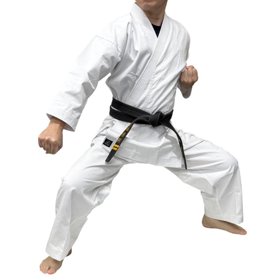 【サイズ交換送料無料】空手着 上下セット ハイウエストタイプ 中厚 組手・形兼用 空手衣 ハイウエスト 1年保証 伝統派 ライナースポーツオリジナル LSALI059 |  | 03