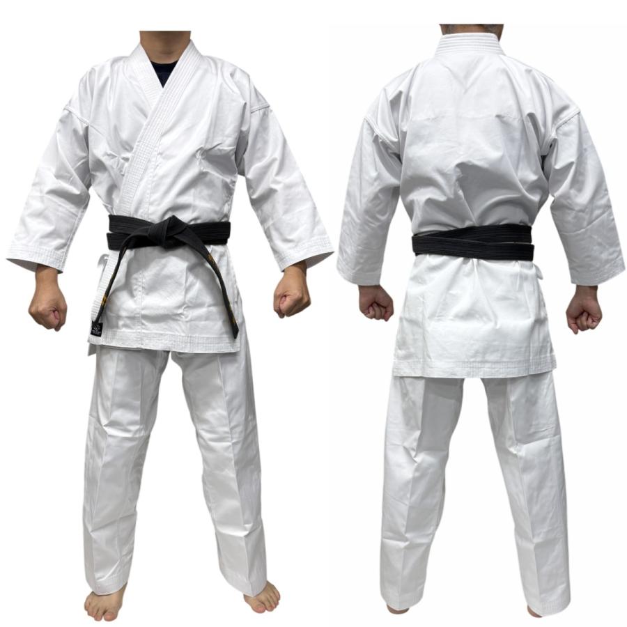 【サイズ交換送料無料】空手着 上下セット ハイウエストタイプ 中厚 組手・形兼用 空手衣 ハイウエスト 1年保証 伝統派 ライナースポーツオリジナル LSALI059 |  | 04