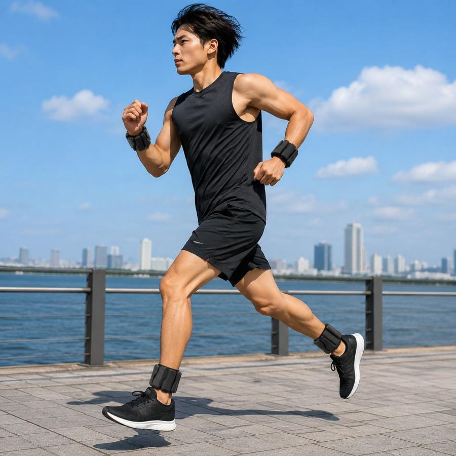 【2個セット】 アンクルウェイト リストウェイト ライナースポーツオリジナル 1年保証 筋トレ ランニング ウォーキング 縄跳び 運動 ダイエット LSALI086 |  | 06