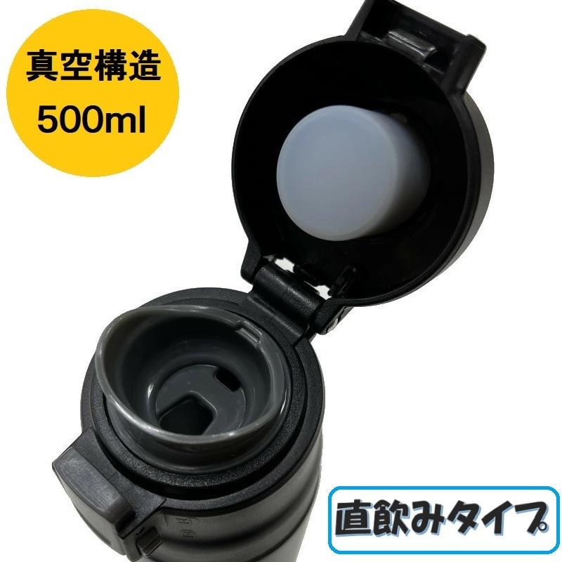 空手 ステンレスボトル 500ml ステンレス真空二重構造 ライナースポーツオリジナル 空手道 空手魂 水筒 直飲み 入り 保温 保冷 HOT COLD LSBTL003|liner|04