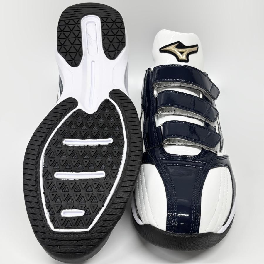 Mizuno トレーニングシューズ ホワイト ベルクロ Mizuno Pro 交換無料 野球 トレーニングシューズ アップシューズ