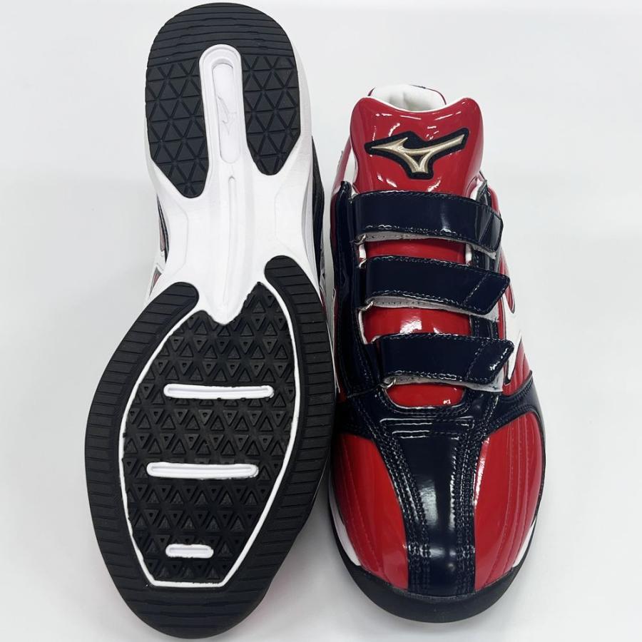 MIZUNO 【サイズ交換送料無料】ネイビー×レッド ミズノ 野球