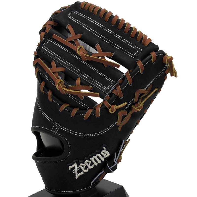 硬式野球 Zeemsファーストミット 黒 野球 ジームス ZEEMS 硬式グローブ 硬式 グローブ 一塁手