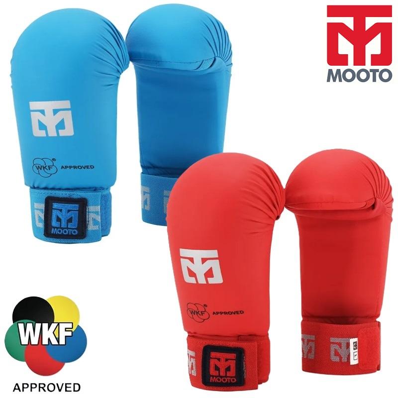 MOOTO ムート 空手 拳サポーター WKF公認 親指無し ブルー