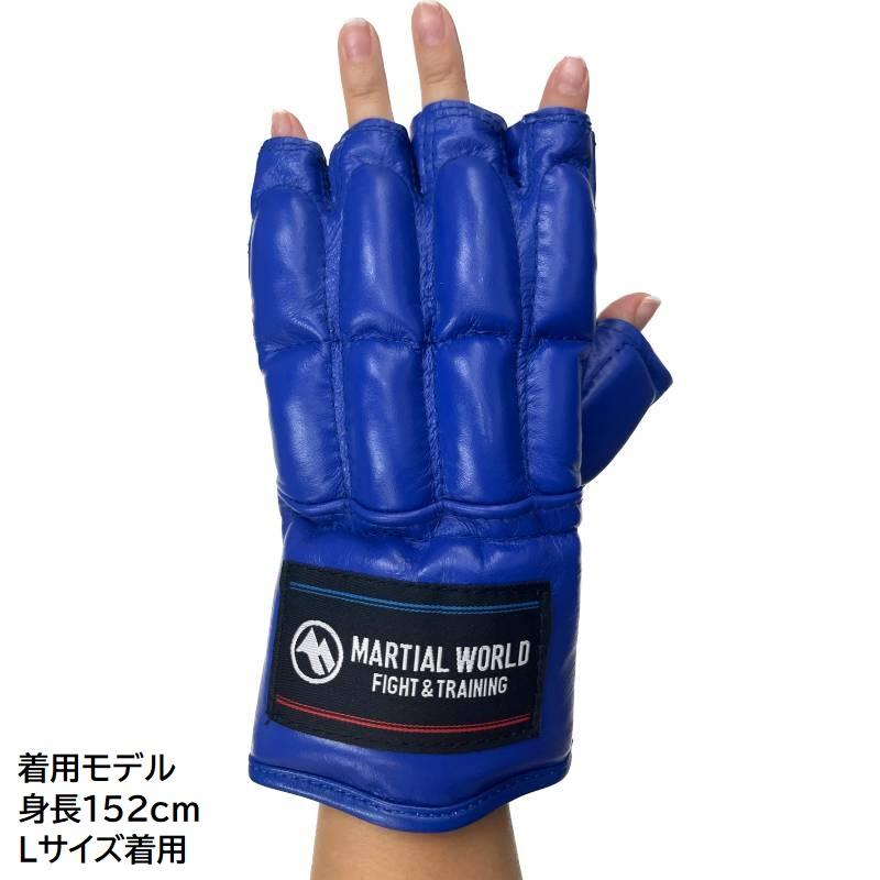 【サイズ交換送料無料】マーシャルワールド ナックル型フィンガーグローブ 総合格闘技 空手 空手道 キックボクシング PG38 | マーシャルワールド | 09