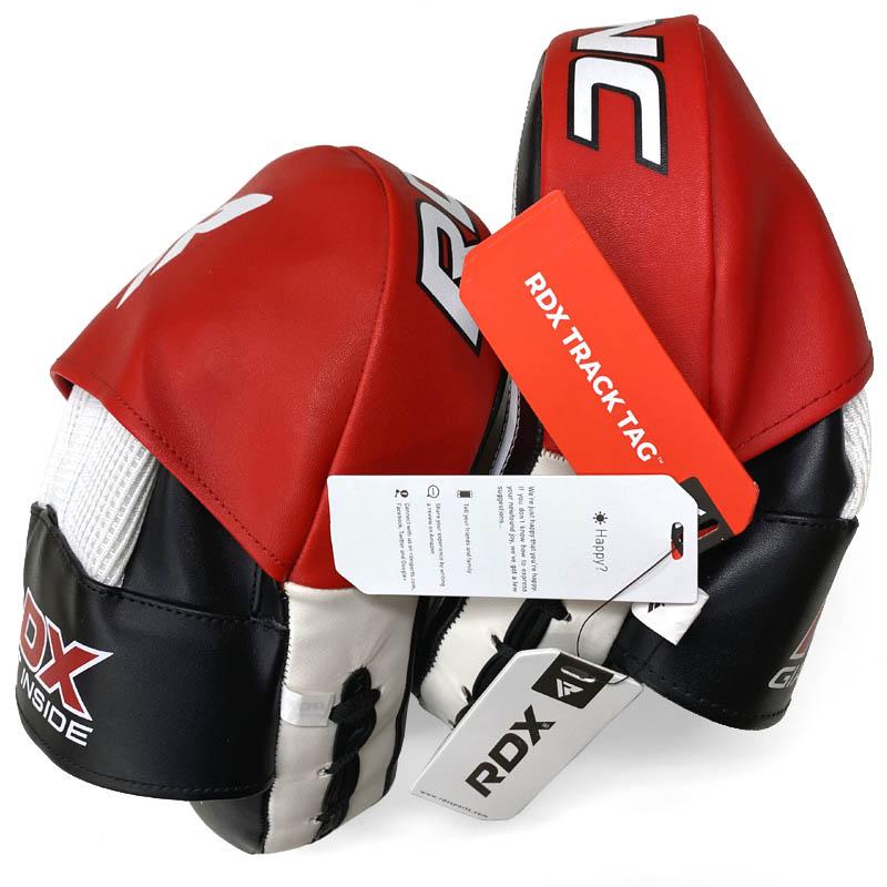 RDX パンチングミット 黒/赤　2個(中古) 正規品】RDX 空手 パンチングミット 2個セット ジム トレーニング