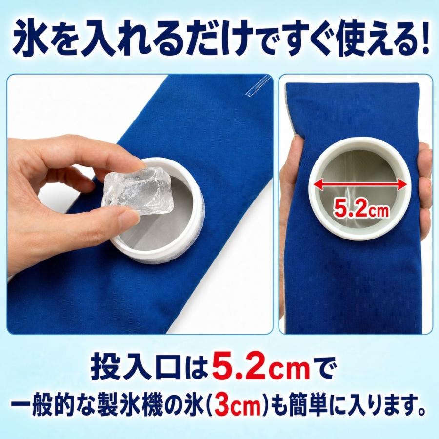 【レビュー投稿で1年保証！】猛暑対策セット 巻ける氷のう ネッククーラー＆冷感ポンチョ セット アイスバッグ 首 氷 熱中症予防 ケープ フード付き  SET-4193 |  | 10