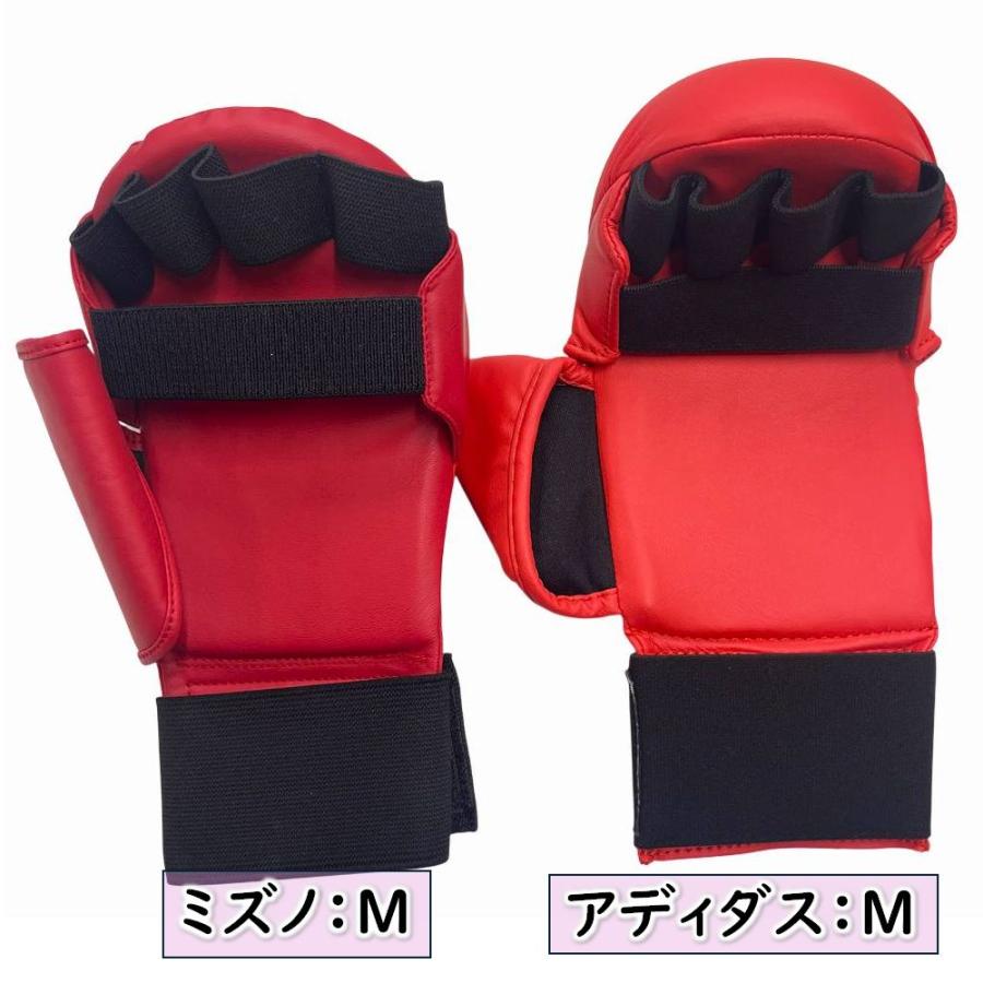 空手用フルサポーター6点セット（サイズM） MIZUNO（ミズノ） 3点セット 空手 拳サポーター2個セット 赤・青＋胴