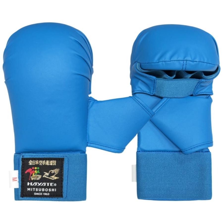 赤・青セット】ミツボシ 空手 全空連 拳サポーター 赤 青 セット