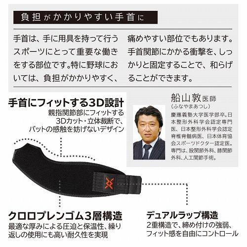 両手セット マジコスポルト 野球 両手用 リストデュアルガード(リストガード) 打者用防具 set38 |  | 03