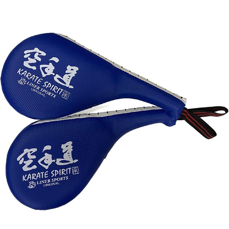 [左右2個セット] 空手道 ハンドミットダブル 1年保証 ライナースポーツオリジナル 空手 ターゲットミット キックミット LSALI007 set61 |  | 04