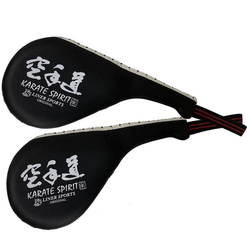 [左右2個セット] 空手道 ハンドミットダブル 1年保証 ライナースポーツオリジナル 空手 ターゲットミット キックミット LSALI007 set61 |  | 05