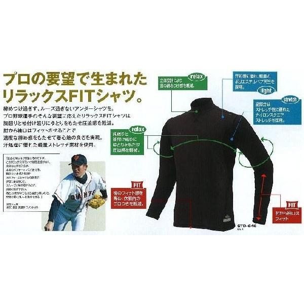 デサント 丸首長袖リラックスFITシャツ 2024モデル】デサント 野球 アンダーシャツ 丸首 長袖