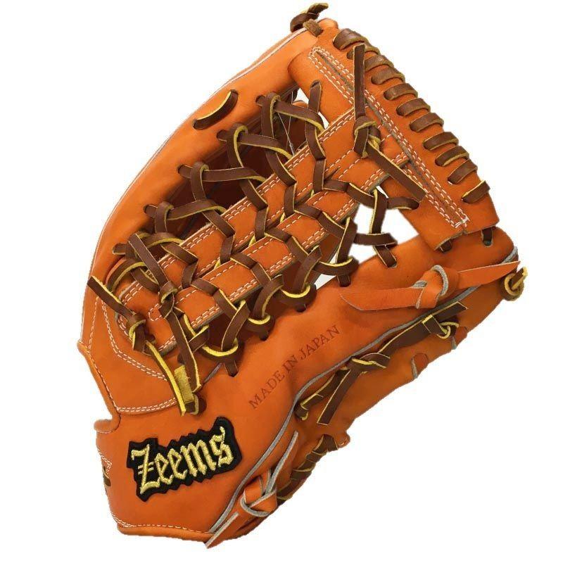 Zeems ジームス 野球 軟式グラブ/グローブ 外野手用 三方親αバック