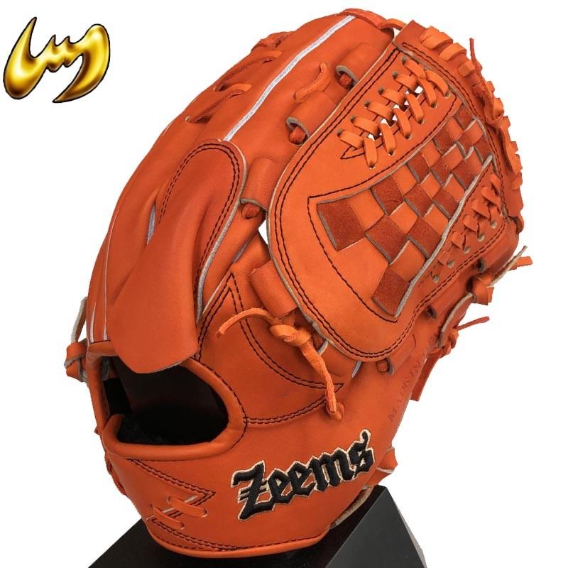 ジームス ZEEMS 軟式 ピッチャー グローブ 投手用 グラブ 赤
