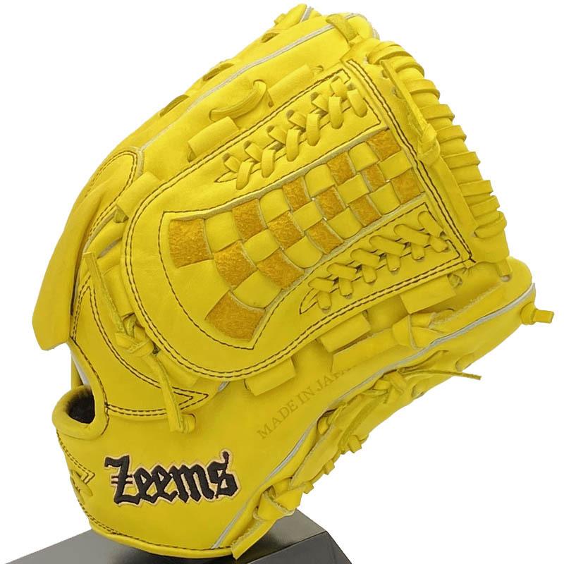 ジームスグラブ　硬式　外野用　右投げ　イエロー　ESPⅡ-788 ジームスグラブ 硬式 外野用 右投げ イエロー ESPⅡ-788