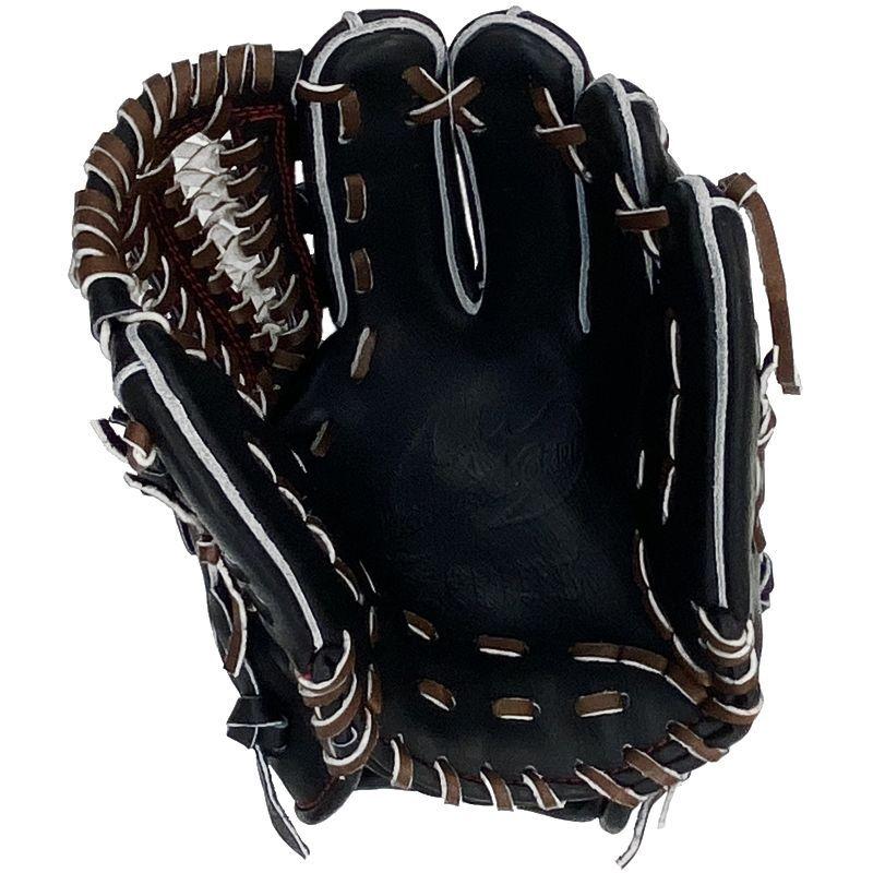 ジームス zeems 軟式 野球グローブ 黒 Zeems ジームス 野球 軟式グラブ グローブ 三方親 投手用 右投げ