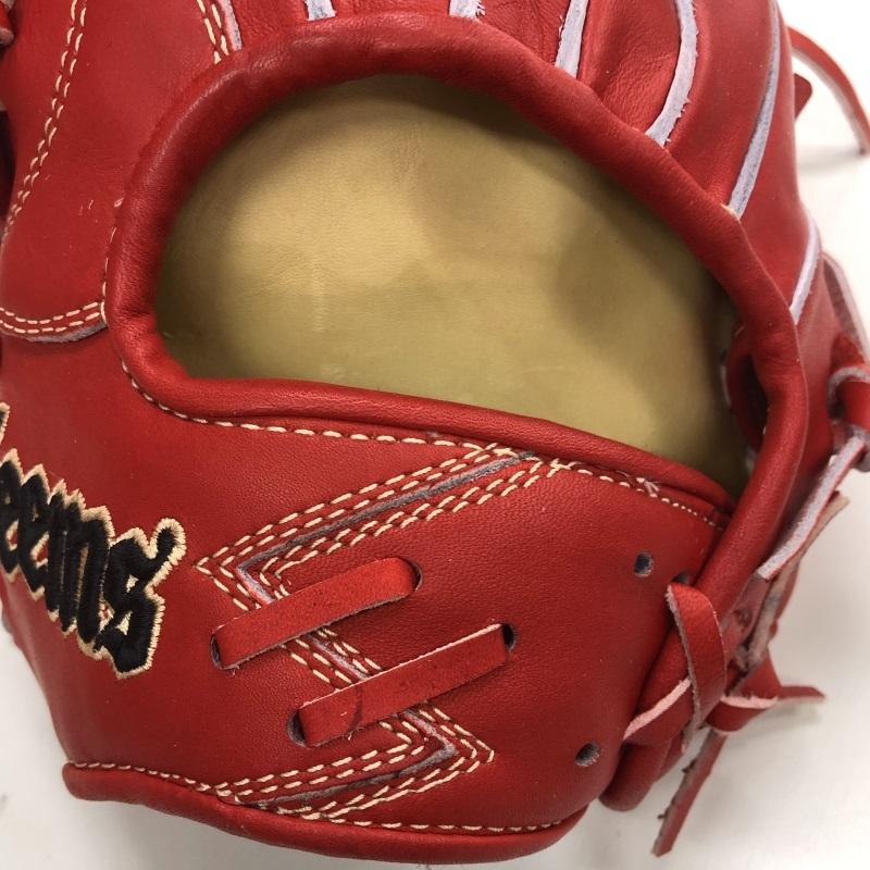 Zeems 一般軟式 三方親シリーズ 外野手 グローブ　レッド Zeems 一般軟式 三方親シリーズ 外野手 グローブ レッド Zeems