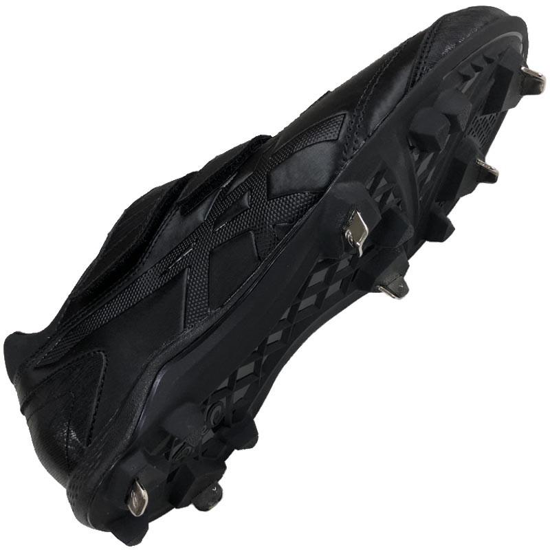 asics ベルクロ式 野球用シューズ 黒 ASICS Pカバー無料 交換往復送料無料 野球 スパイク 大人 金具