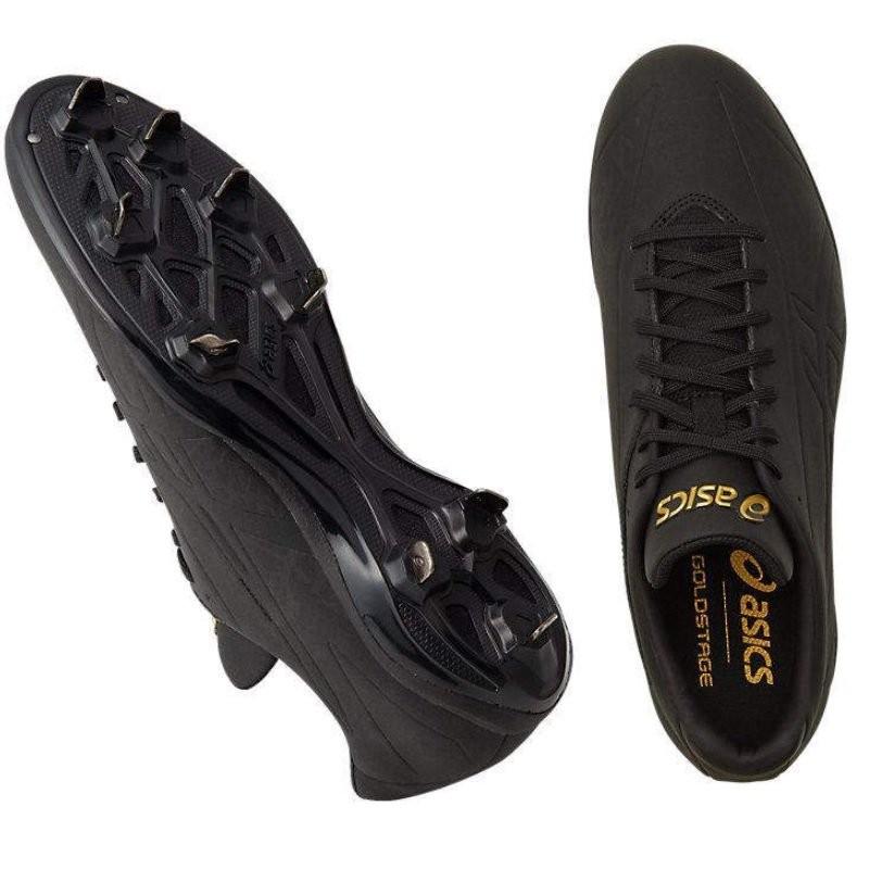 ASICS（アシックス） 野球 埋込金具スパイク 金属歯 樹脂底 ゴールド