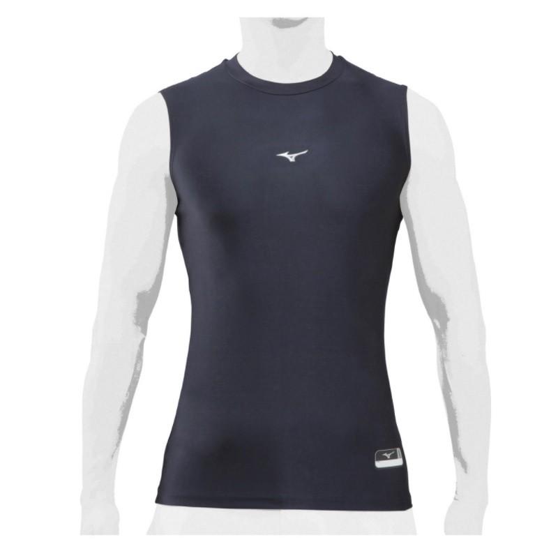 MIZUNO（ミズノ） 野球 丸首ノースリーブアンダーシャツ ローネック