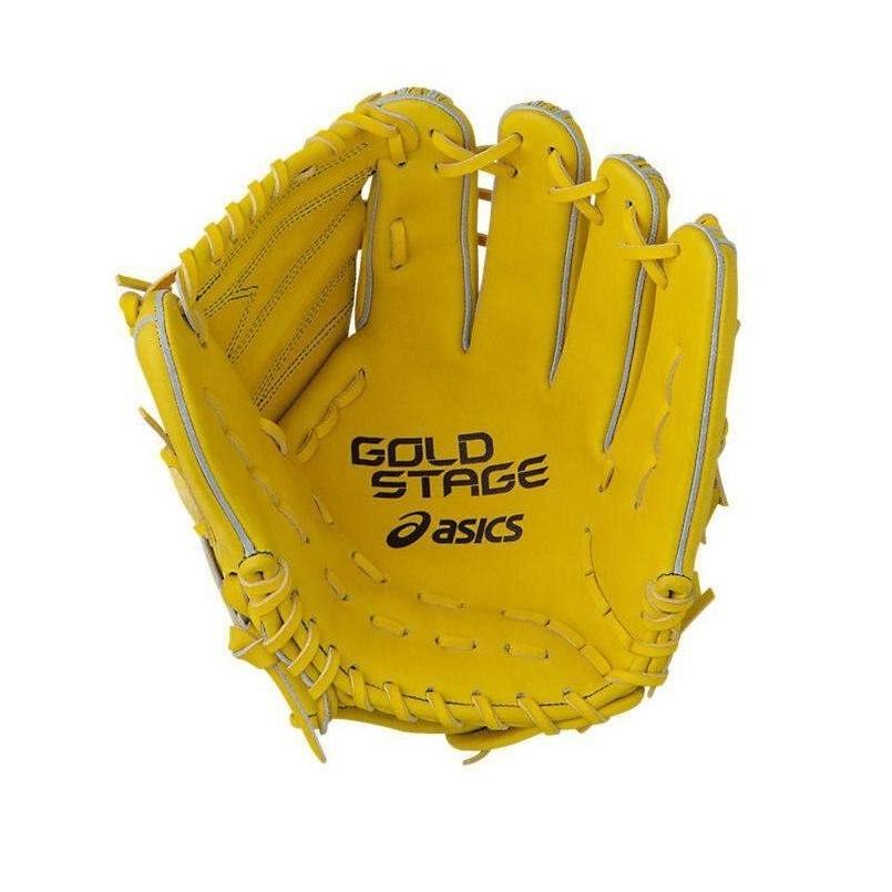 ASICS（アシックス） 野球 軟式グラブ グローブ 投手用 ゴールド