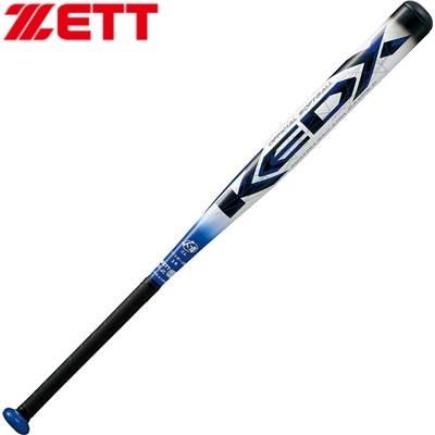 ゼット（ZETT） ソフトボール 金属バット 3号ゴム用 レッドX 超々
